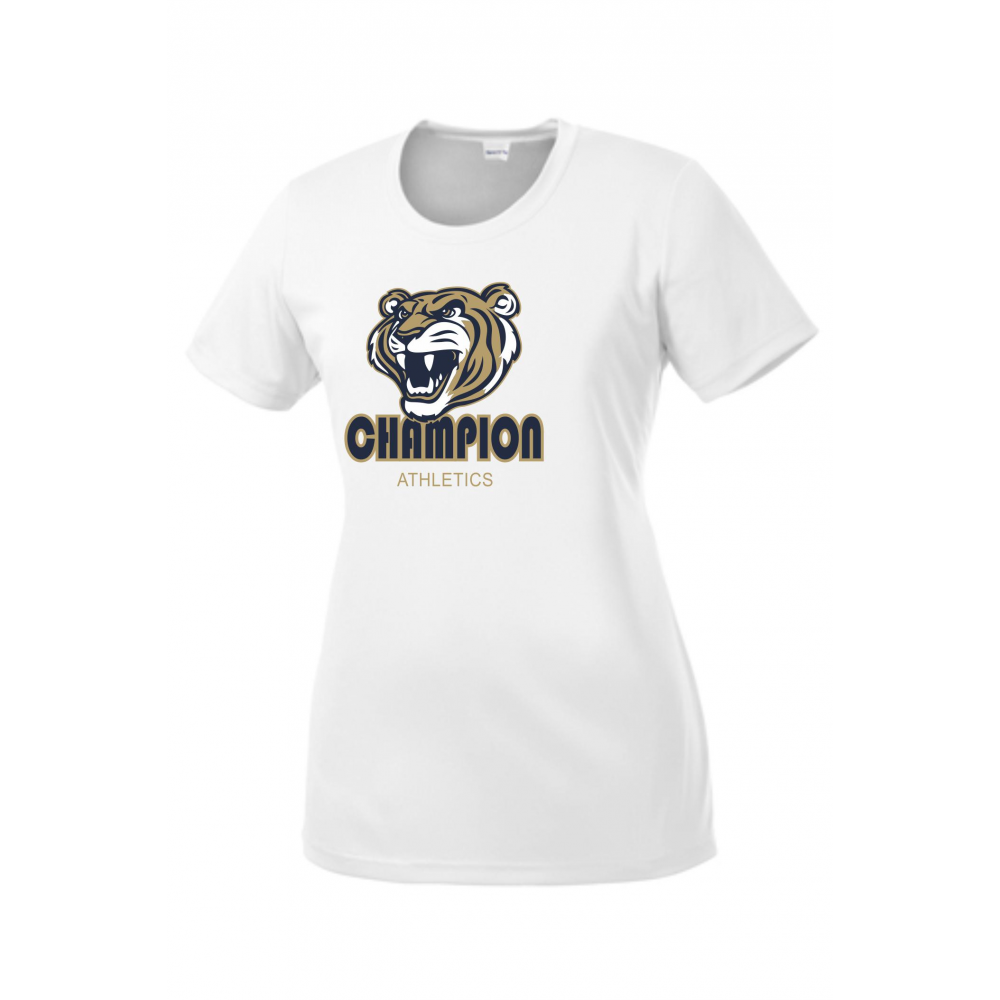 Champion Christian Year Around MOCKUP LST350 White Tiger Head