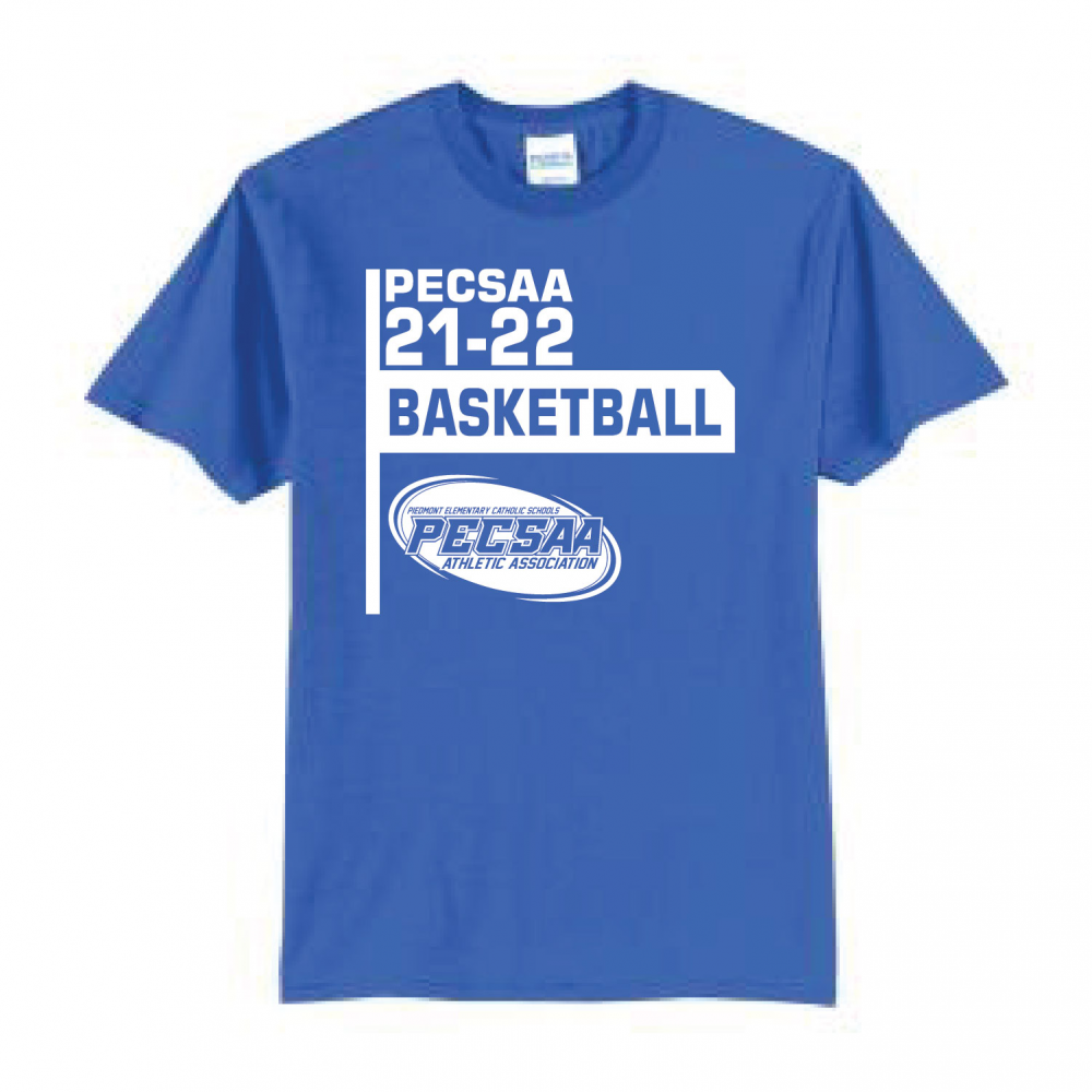 Our Lady of Grace Conference Tees-Basketball-PC55-Royal-OLG