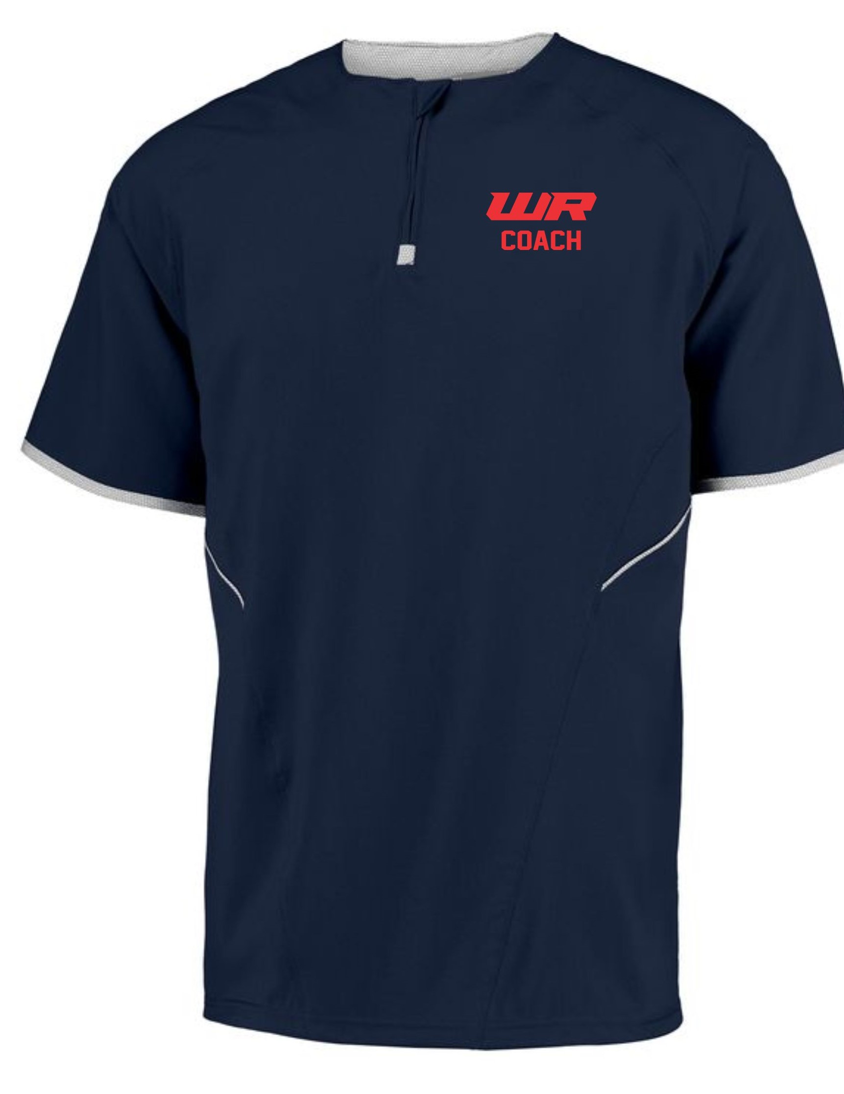 short sleeve coaches pullover