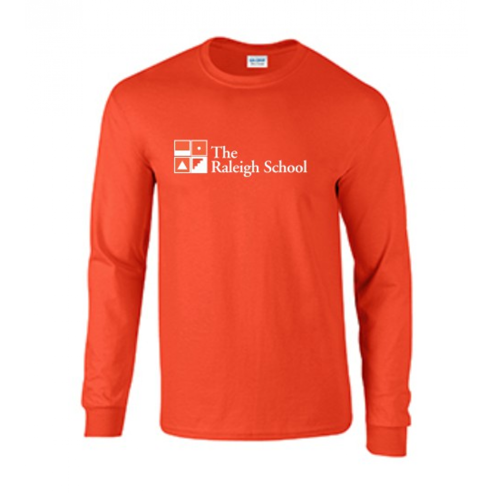 The Raleigh School 2017 LS Class Shirts ORANGE