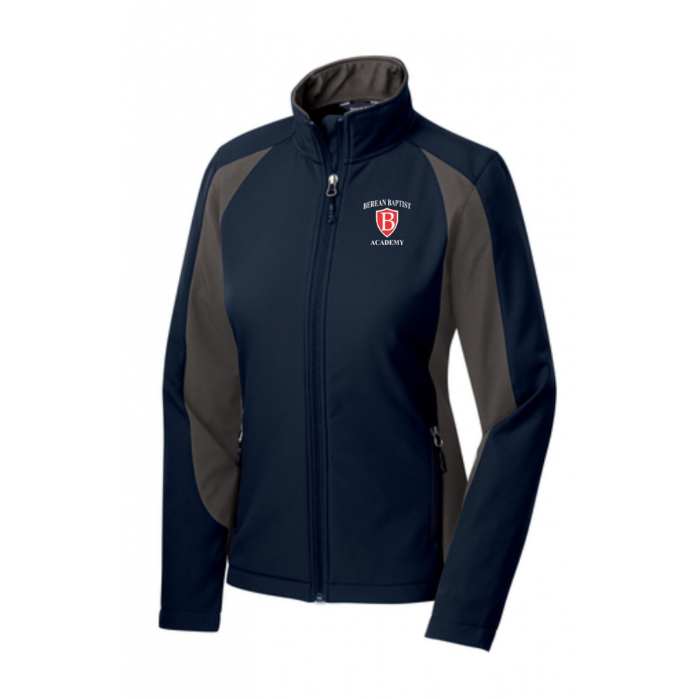 Berean 2020 PE Uniforms MOCKUP LST970 True Navy-Iron Grey