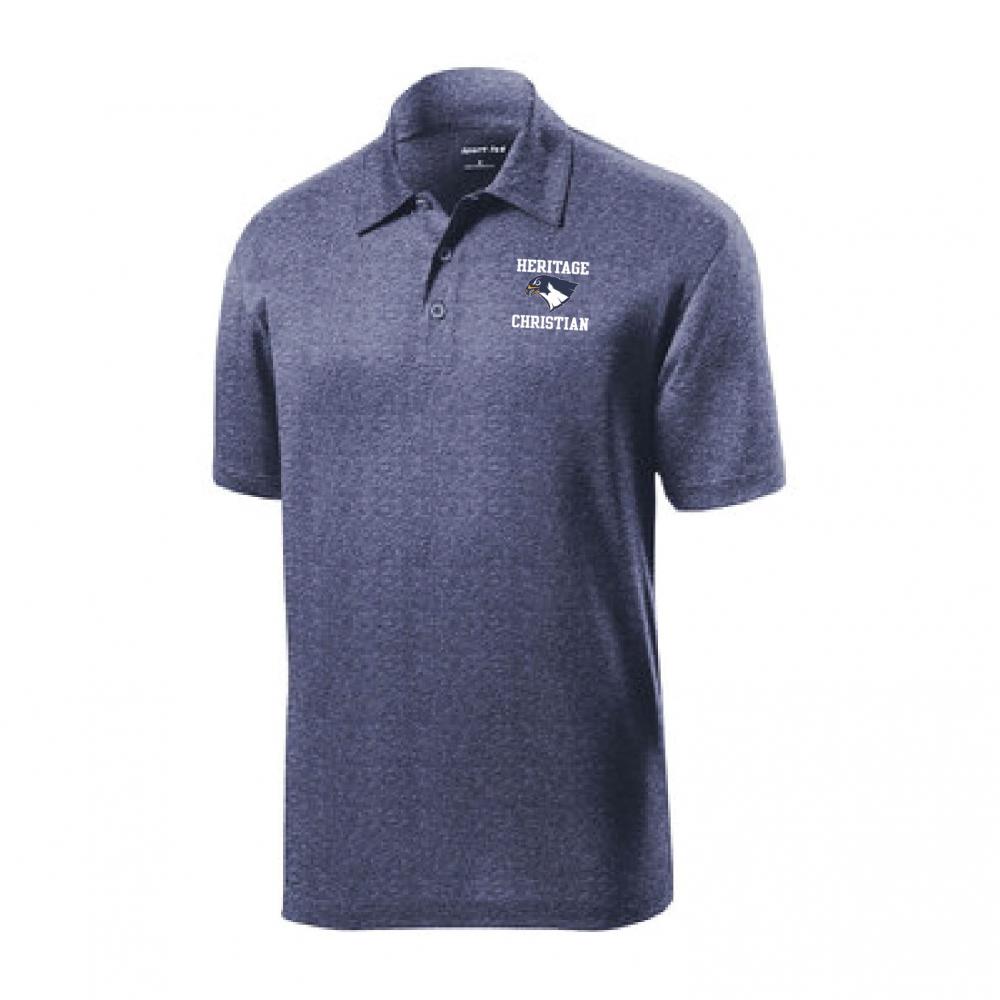 Heritage Christian School-ST660-True Navy Heather